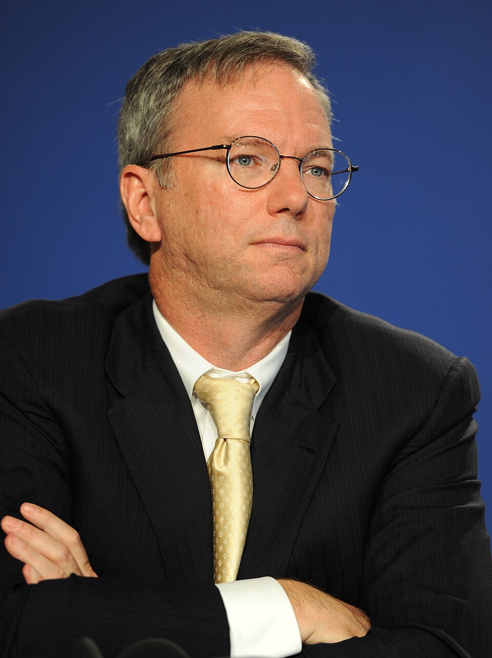Photo : Guillaume Paumier — CC BY 3.0, via Wikimedia Commons Eric Schmidt