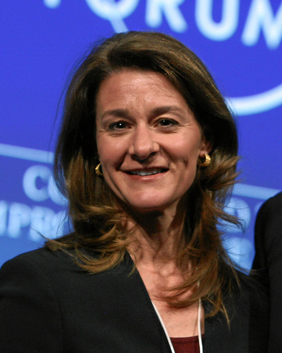 Photo : World Economic Forum — CC BY-SA 2.0, via Wikimedia Commons Melinda French Gates