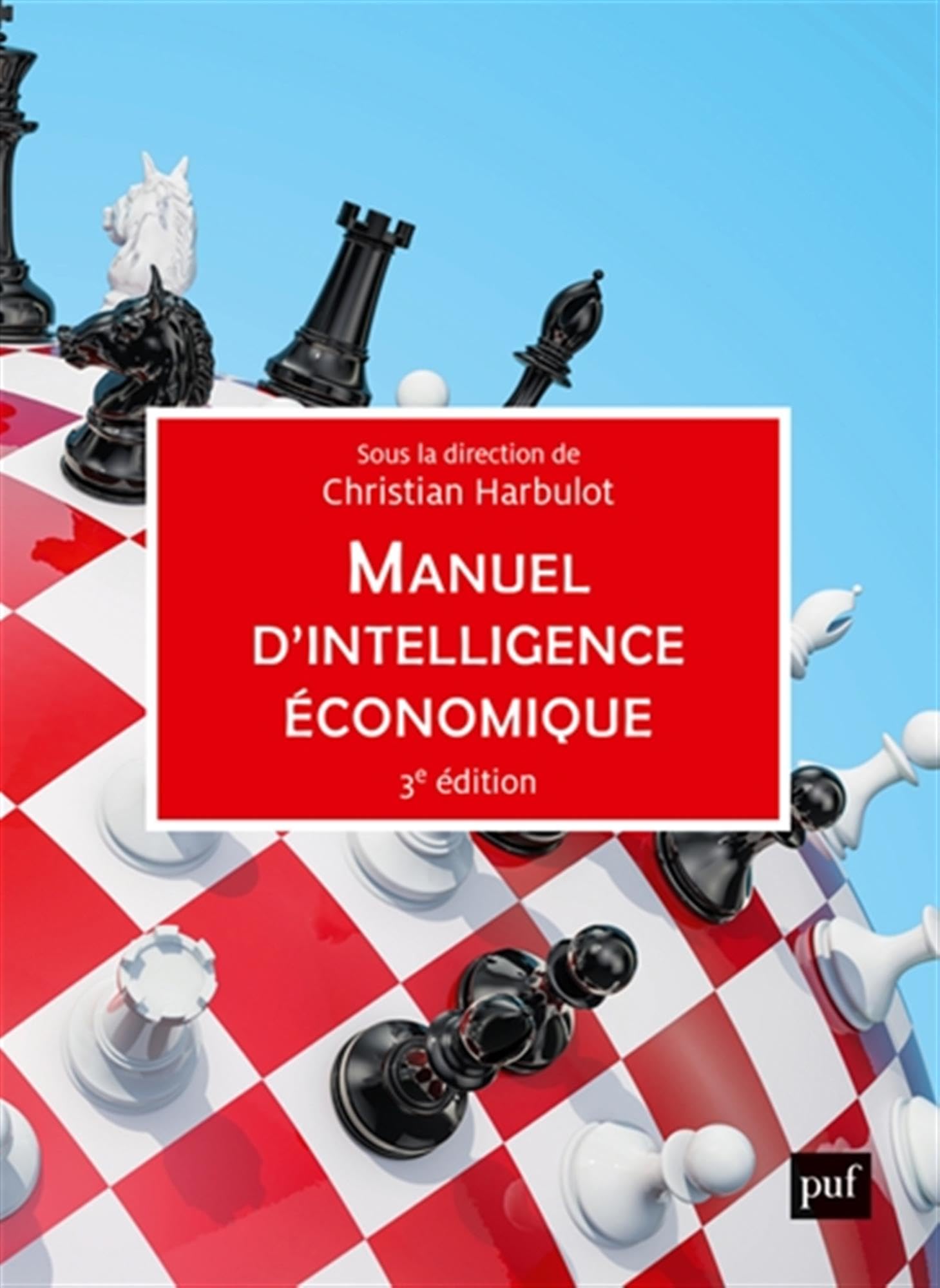 Couverture du manuel d'intelligence économique publié par les éditions PUF