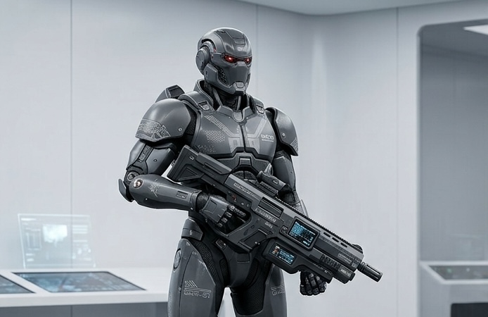 robots humanoïdes militaires