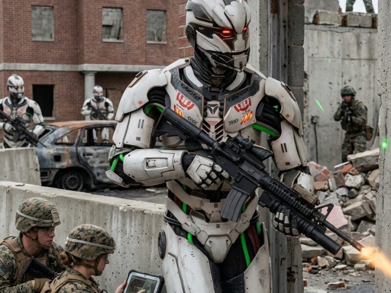 Robots humanoïdes militaires